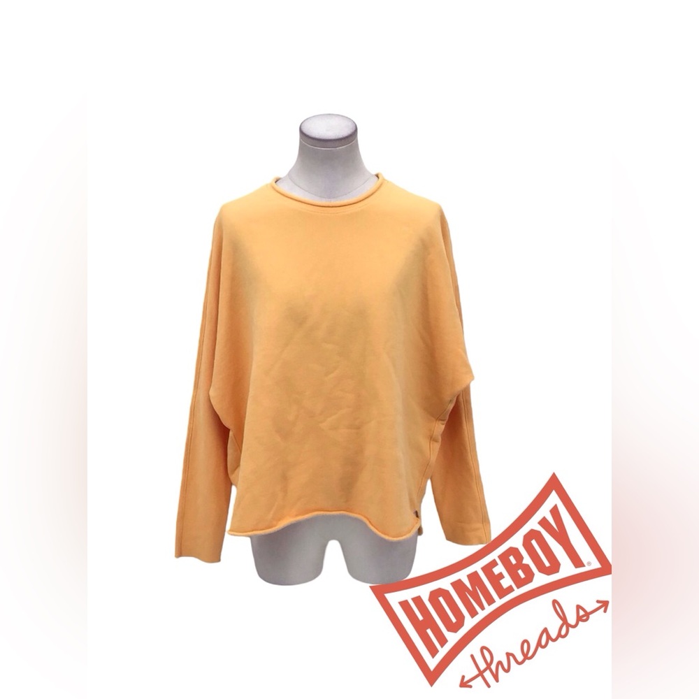 Frank & Eileen Orange Sweatshirt. Size S